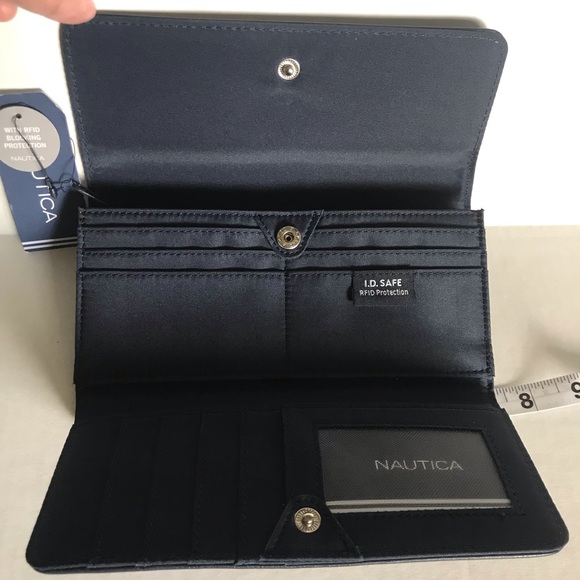 Nautica Brand New Wallet Snap Trifold - Picture 4 of 7